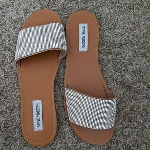 Steve Madden rhinestone sandals